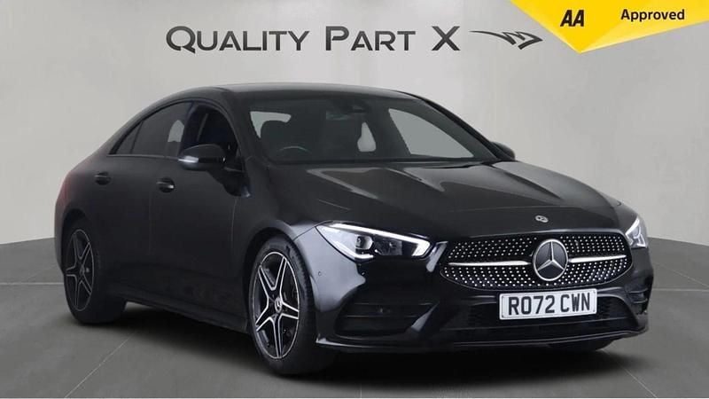 Black Used 2022 Mercedes CLA180 Executive Sedan | £20,379 (Good price) - Image 1/4