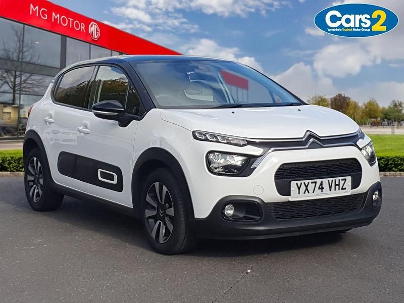 White Used 2024 Citroën C3 PureTech Hatchback | £12,990 (Fair price) - Image 1/4