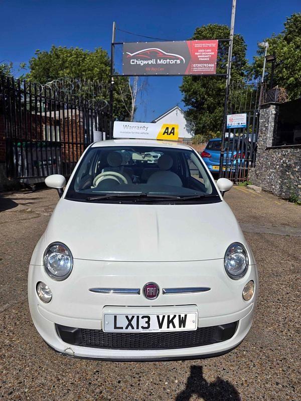 White Used 2013 Fiat 500 Pop Hatchback | £5,199 (Good price) - Image 1/4