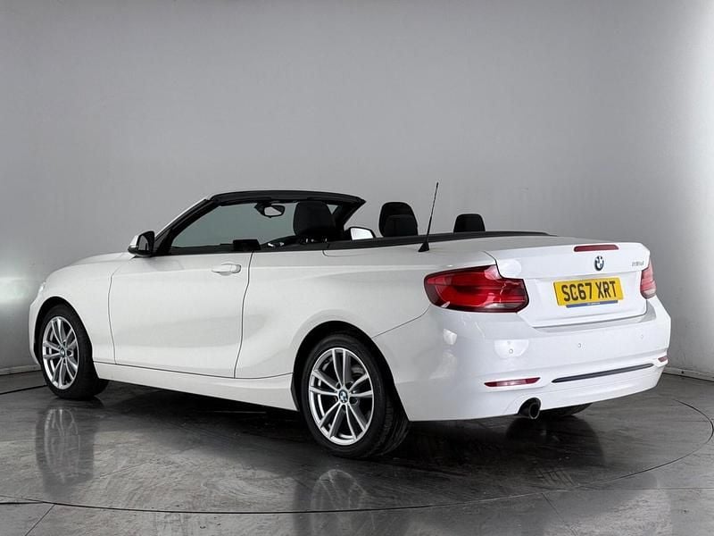 Used BMW 218 Sport Line 2018 White Cabriolet