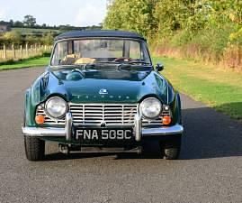 Used Triumph TR4 100 HP (73 kW) 1965 Blue Cabriolet