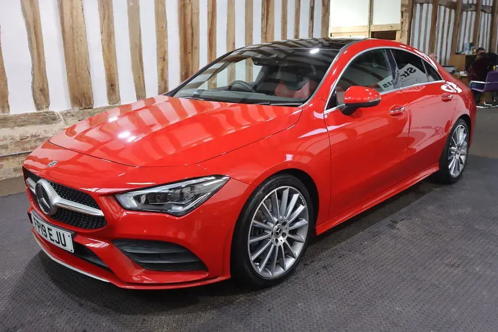 Used Mercedes CLA250 AMG Line Premium Plus 2019 Red Coupe
