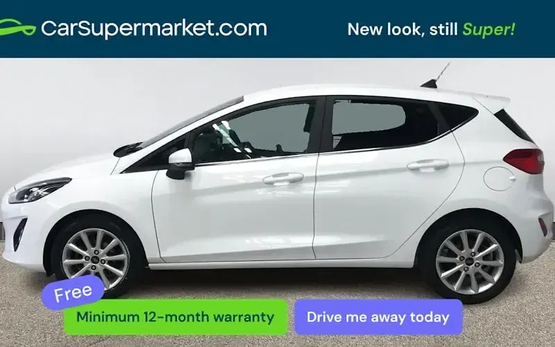 Usado Ford Fiesta Titanium 125 HP (91 kW) 2019 Branco Citadino