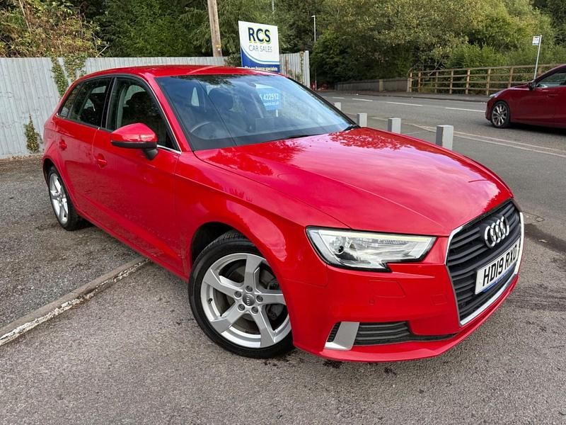 Red Used 2019 Audi A3 Sportback Sport Hatchback | £11,999 (Fair price) - Image 1/3