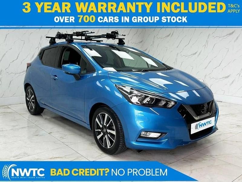 Blue Used 2017 Nissan Micra N-Connecta Hatchback | £8,095 (Good price) - Image 1/4