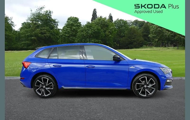 Used Skoda Scala Monte Carlo 147 HP (108 kW) 2023 Blue Hatchback