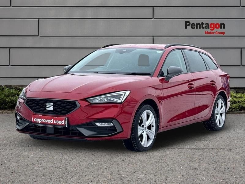 Used Seat Leon FR 204 HP (150 kW) 2021 Red Estate