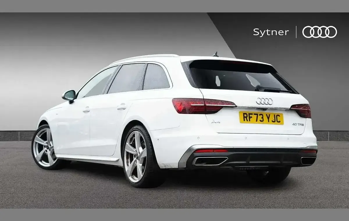 Used Audi A4 S-Line 200 HP (147 kW) 2024 White Estate