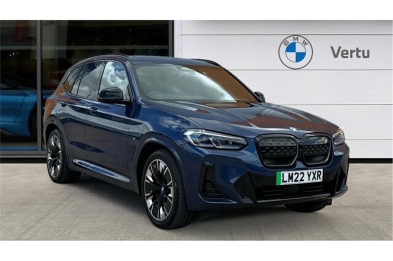 Blue Used 2022 BMW iX3 M Sport SUV | £34,995 (A bit pricey) - Image 1/4