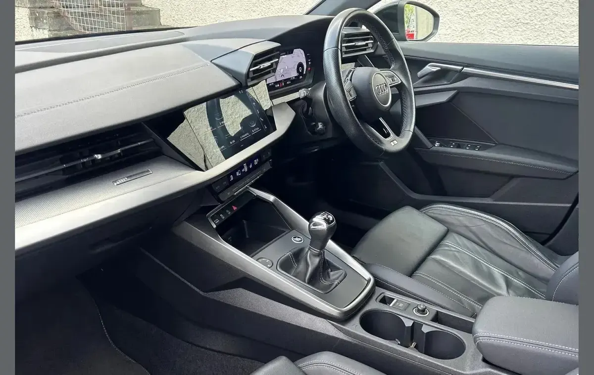 Used Audi A3 S-Line 108 HP (79 kW) 2022 Black Sedan