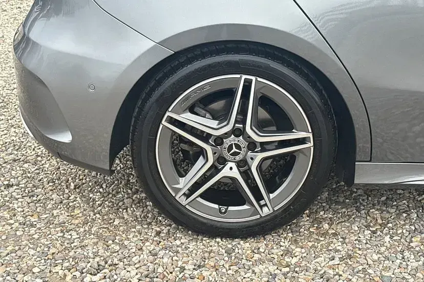 Used Mercedes A200 AMG line 161 HP (118 kW) 2019 Grey Hatchback