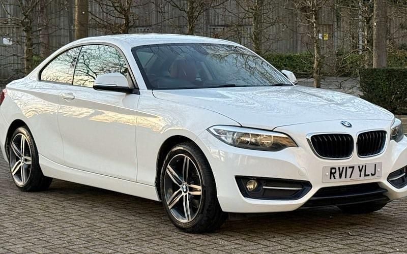 White Used 2017 BMW 218 Sport Line Coupe | £7,499 (Super price) - Image 1/4