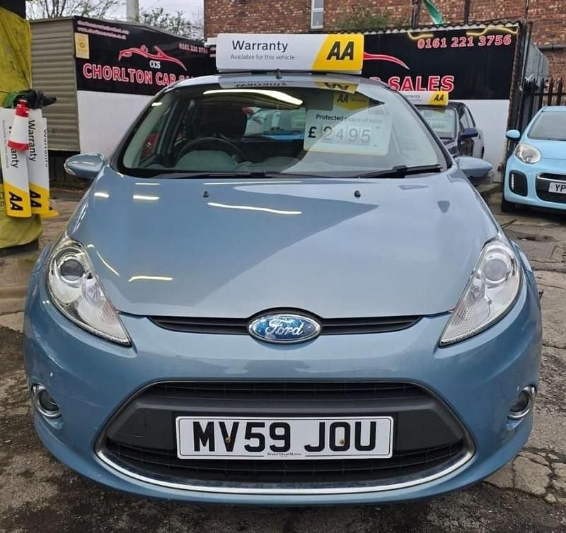 Used Ford Fiesta Zetec 96 HP (70 kW) 2009 Blue Hatchback