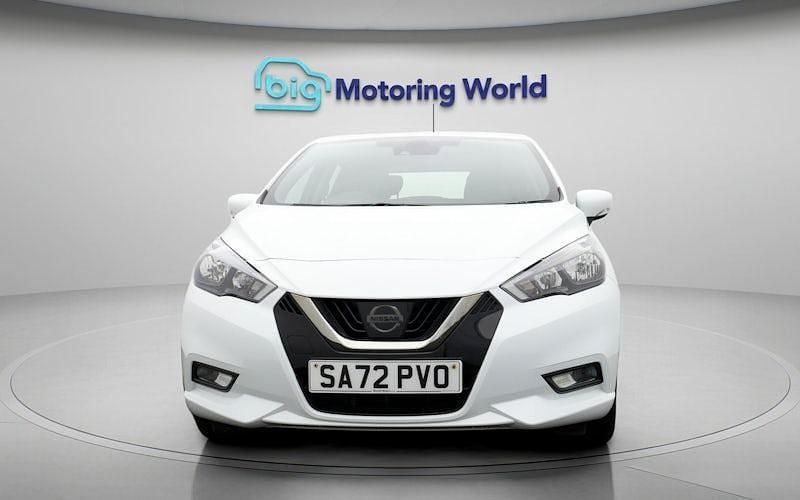 Used Nissan Micra Acenta 92 HP (67 kW) 2022 White Hatchback