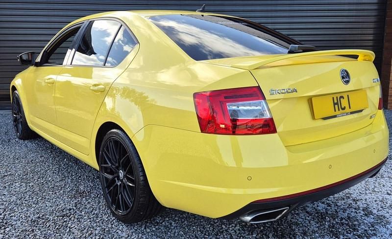 Used Skoda Octavia vRS 2014 Yellow Hatchback