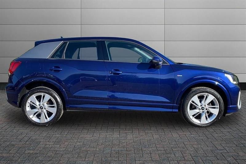 Used Audi Q2 S-Line 150 HP (110 kW) 2022 Navarra blue SUV