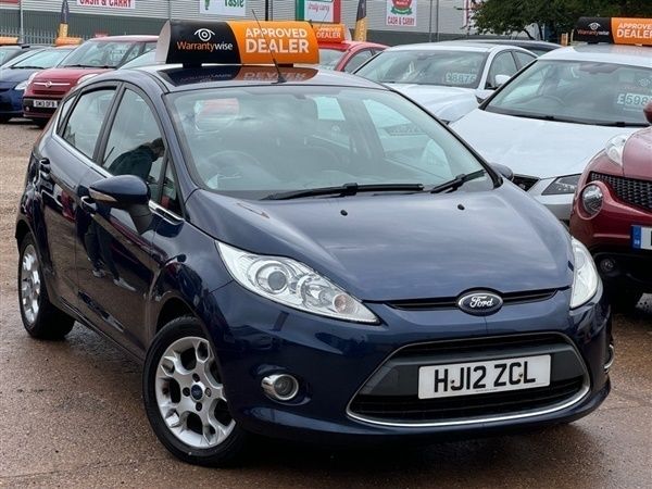 Blue Used 2012 Ford Fiesta Zetec Hatchback | £2,495 (Good price) - Image 1/1