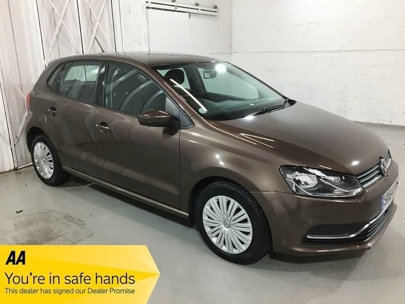 Used VW Polo SE 90 HP (66 kW) 2014 Brown Hatchback