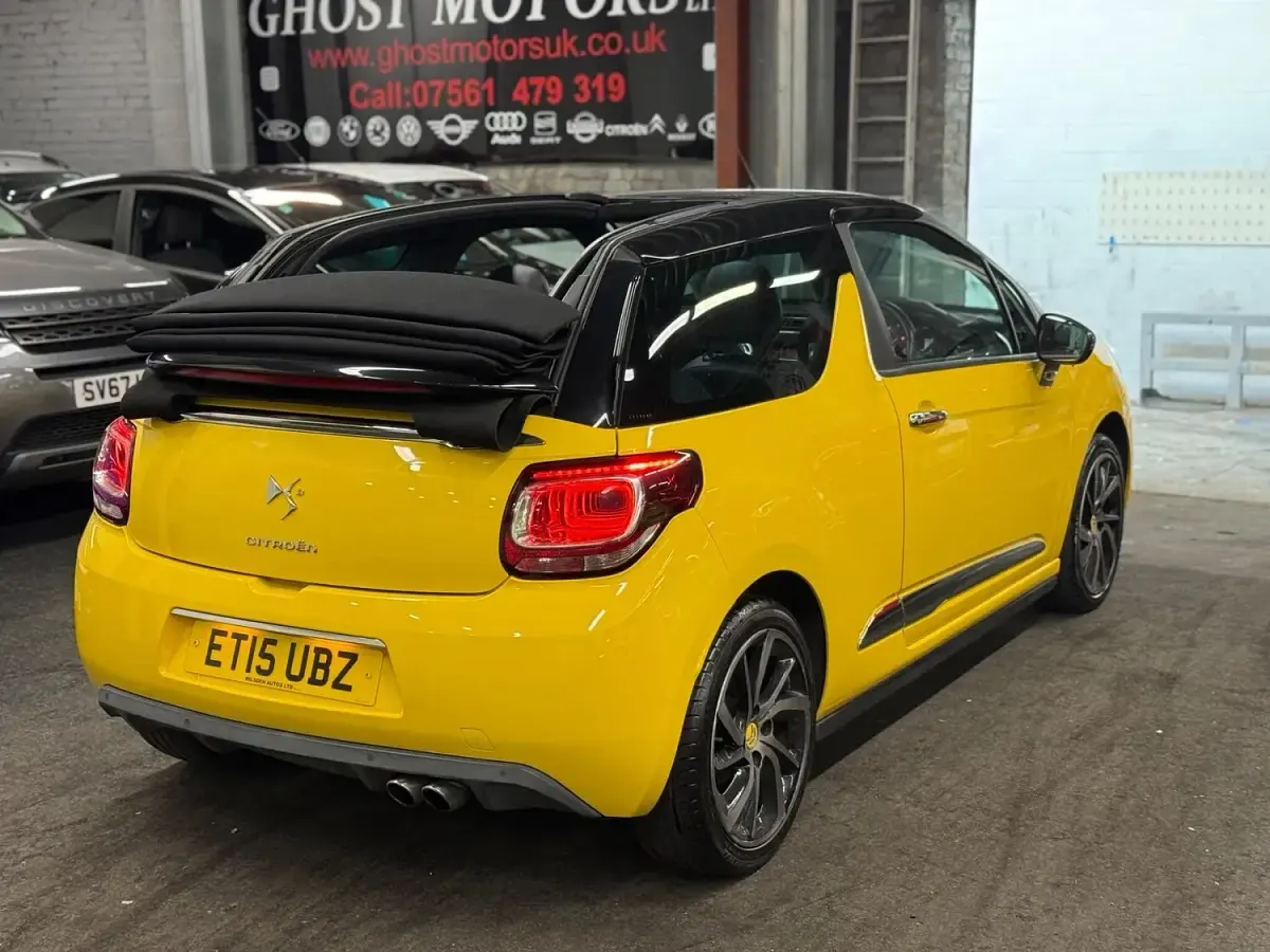 Used Citroën DS3 Cabriolet 165 HP (121 kW) 2015 Yellow Cabriolet