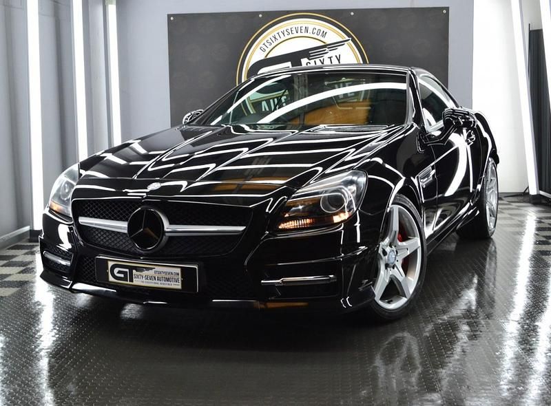 Black Used 2014 Mercedes SLK250 AMG Cabriolet | £11,295 (A bit pricey) - Image 1/4