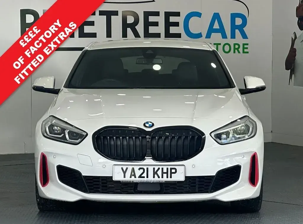 Used BMW 128 Impressive 265 HP (194 kW) 2021 White Hatchback