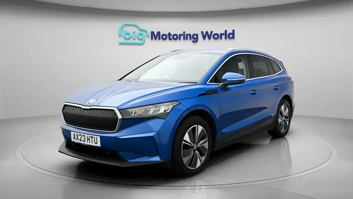 Used Skoda Enyaq iV ecoSuite 150 kW (204 HP) 2023 Blue SUV
