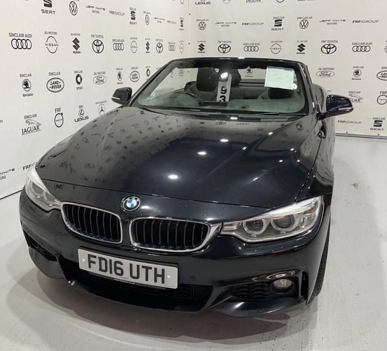 Black Used 2016 BMW 420 M Sport Cabriolet | £9,990 (Fair price) - Image 1/1