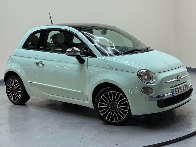 Green Used 2015 Fiat 500 Hatchback | £5,795 (Good price) - Image 1/4