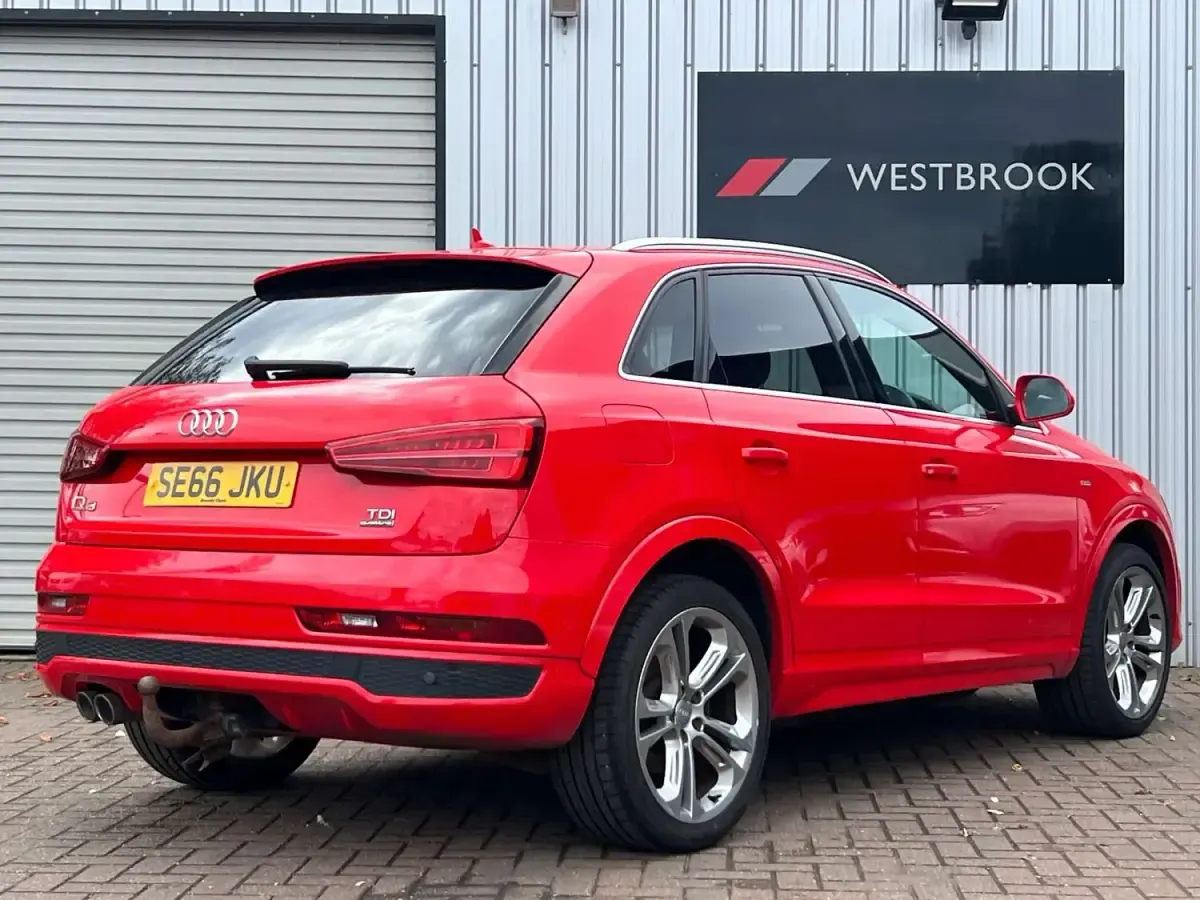Begagnad Audi Q3 S-line plus 150 HK (110 kW) 2017 Röd SUV