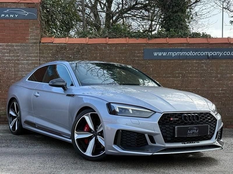 Used Audi RS5 Comfort 450 HP (330 kW) 2018 Silver Coupe
