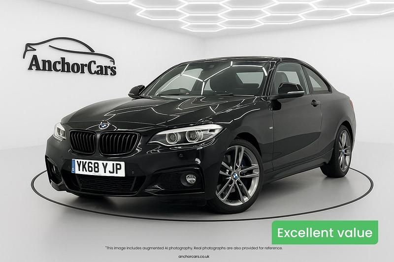 Black Used 2018 BMW 220 M Sport Coupe | £15,486 (A bit pricey) - Image 1/4