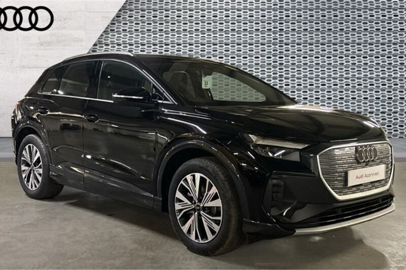 Black Used 2024 Audi Q4 e-tron Sport SUV | £32,543 (Super price) - Image 1/4