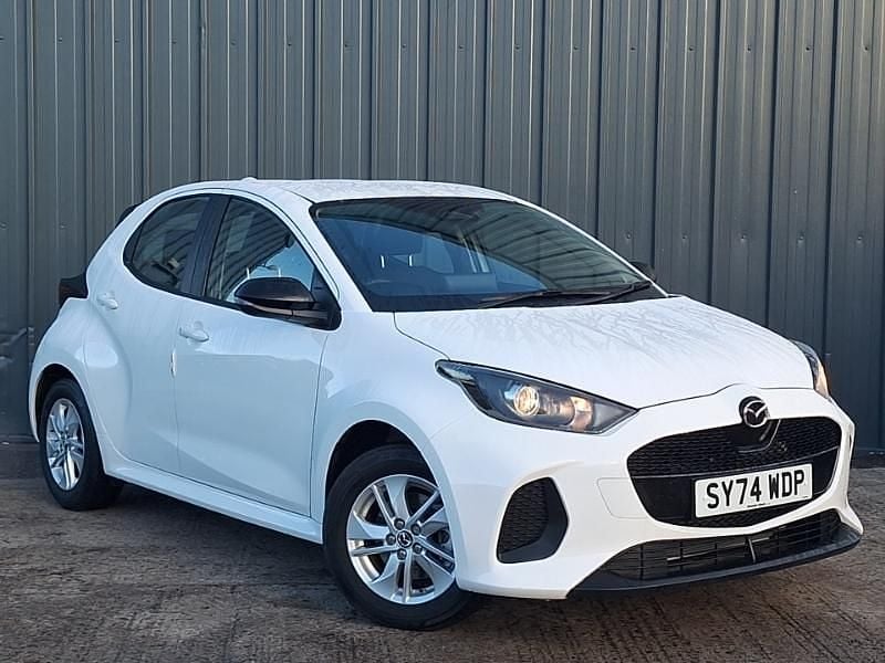 White Used 2024 Mazda 2 Center-Line Hatchback | £17,498 (Fair price) - Image 1/4