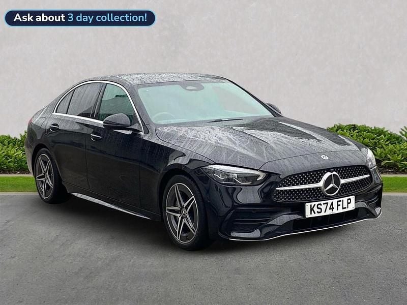 Black Used 2024 Mercedes C200 AMG line Sedan | £31,929 - Image 1/4