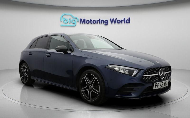 Used Mercedes A250 Executive 218 HP (160 kW) 2022 Blue Hatchback
