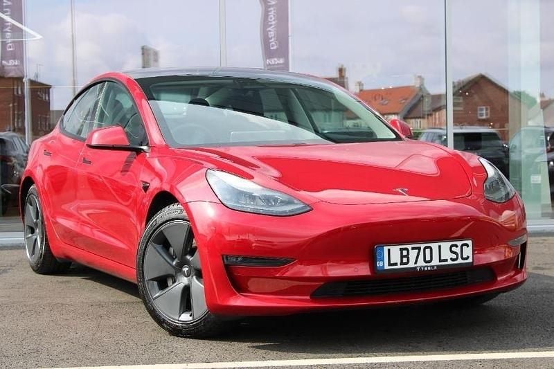 Red Used 2020 Tesla Model 3 Long Range AWD Sedan | £18,210 (Fair price) - Image 1/3