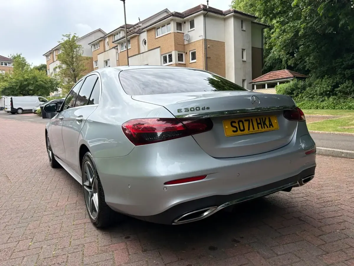 Used Mercedes E300 AMG line 2021 Silver Sedan
