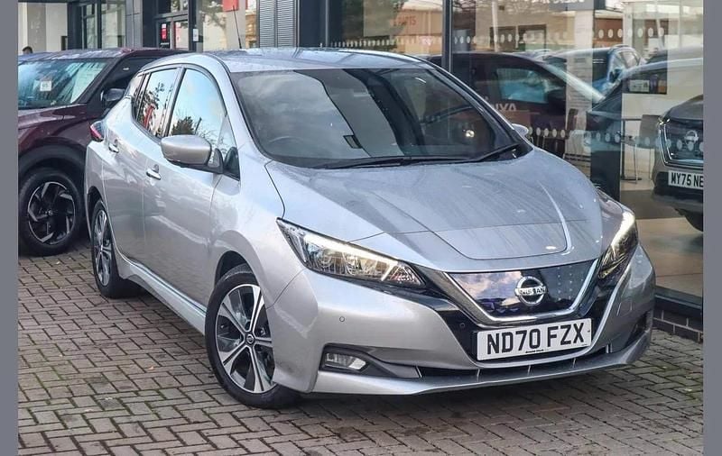 Silver Used 2020 Nissan Leaf N-Connecta Hatchback | £8,495 (Fair price) - Image 1/4