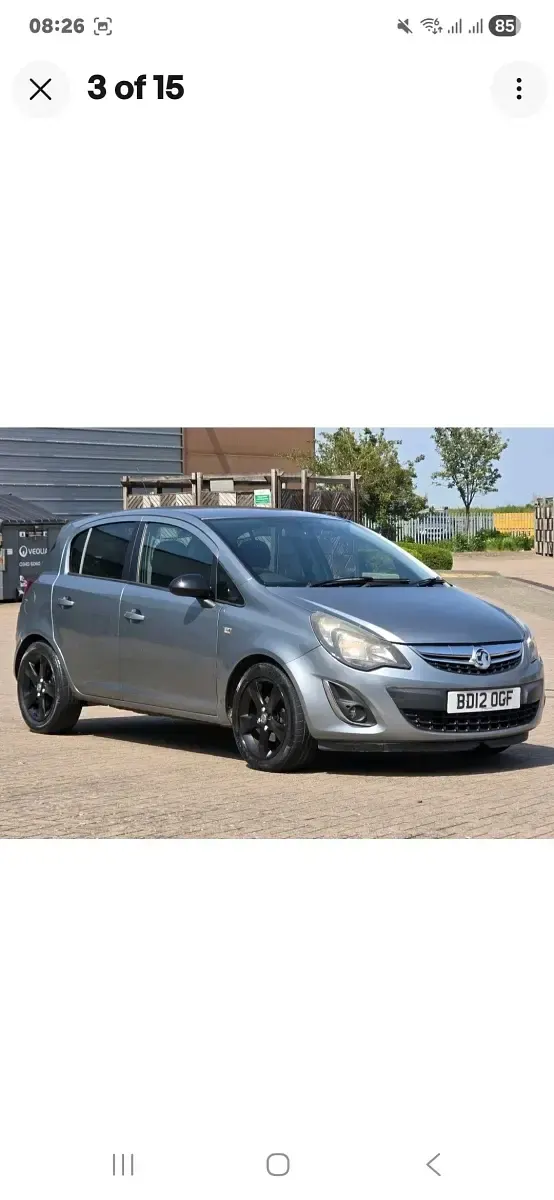 Used Vauxhall Corsa 2012 Silver Hatchback