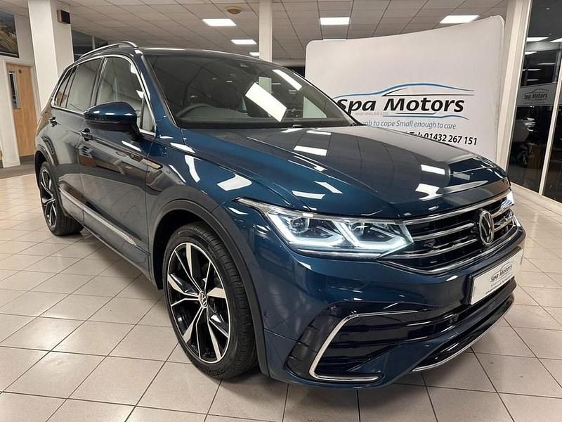 Blue Used 2020 VW Tiguan R-line SUV | £23,990 - Image 1/4