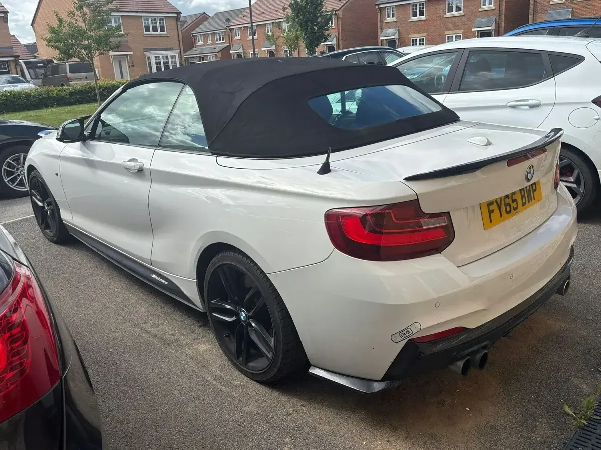 Used BMW 220 M Sport 2015 White Cabriolet