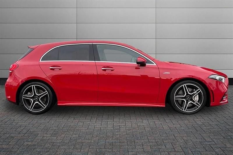 Used Mercedes A35 AMG Premium Plus 306 HP (225 kW) 2019 Red Hatchback
