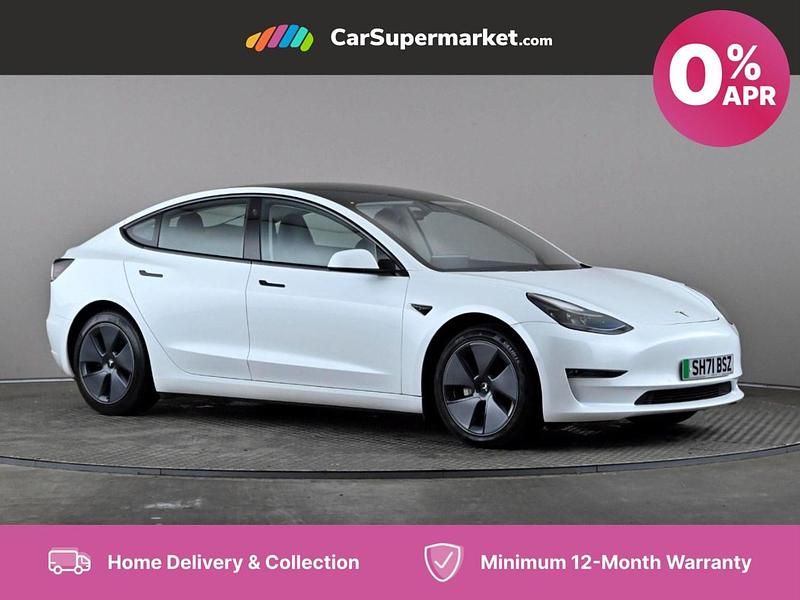 White Used 2021 Tesla Model 3 Long Range AWD Sedan | £25,697 - Image 1/4