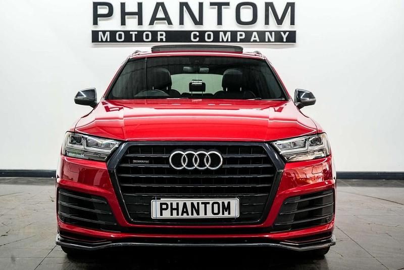 Used Audi Q7 Black Edition 2018 Red SUV