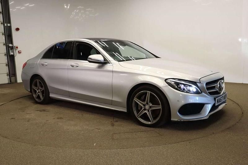 Silver Used 2016 Mercedes C250 AMG line Sedan | £12,295 (Fair price) - Image 1/2