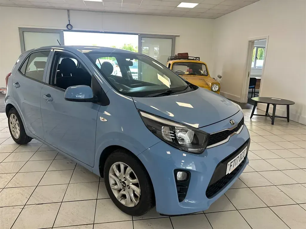 Used Kia Picanto 2017 Blue Hatchback