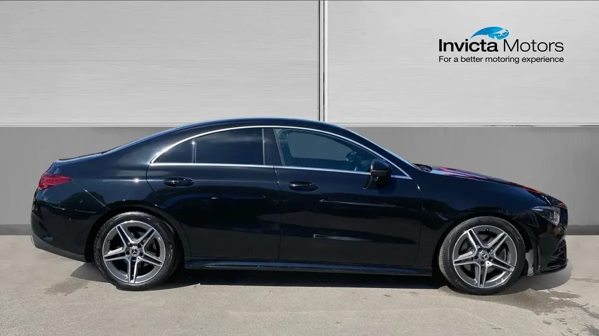 Used Mercedes CLA200 AMG line 163 HP (119 kW) 2020 Black Coupe