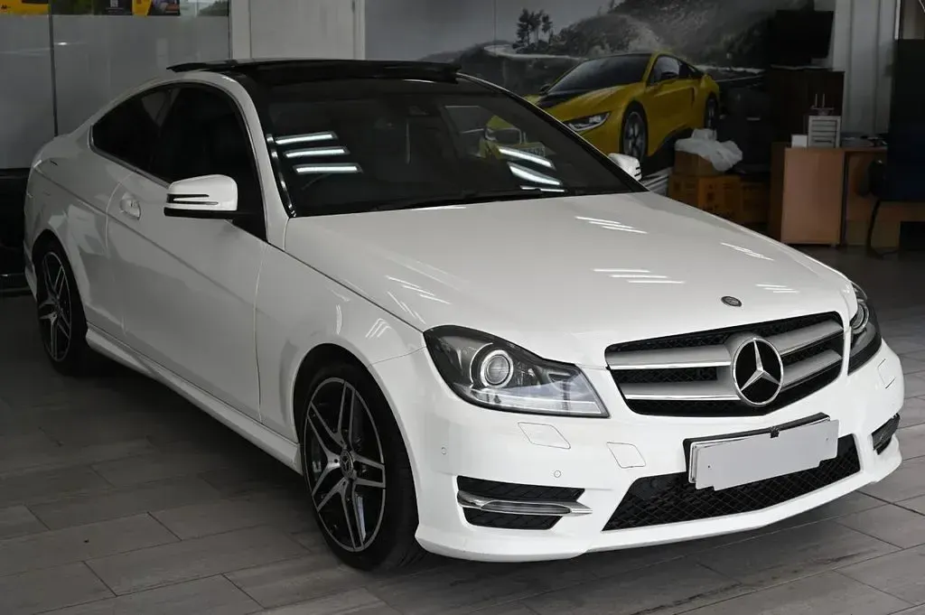 Used Mercedes C250 Sport Edition 2014 White Coupe