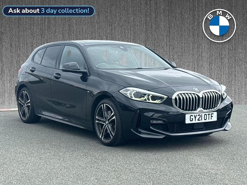 Black Used 2021 BMW 118 M Sport Hatchback | £20,899 (Fair price) - Image 1/3