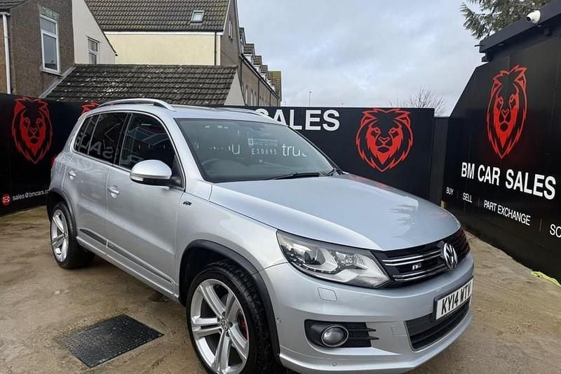 Used VW Tiguan R-line 177 HP (130 kW) 2014 Silver SUV